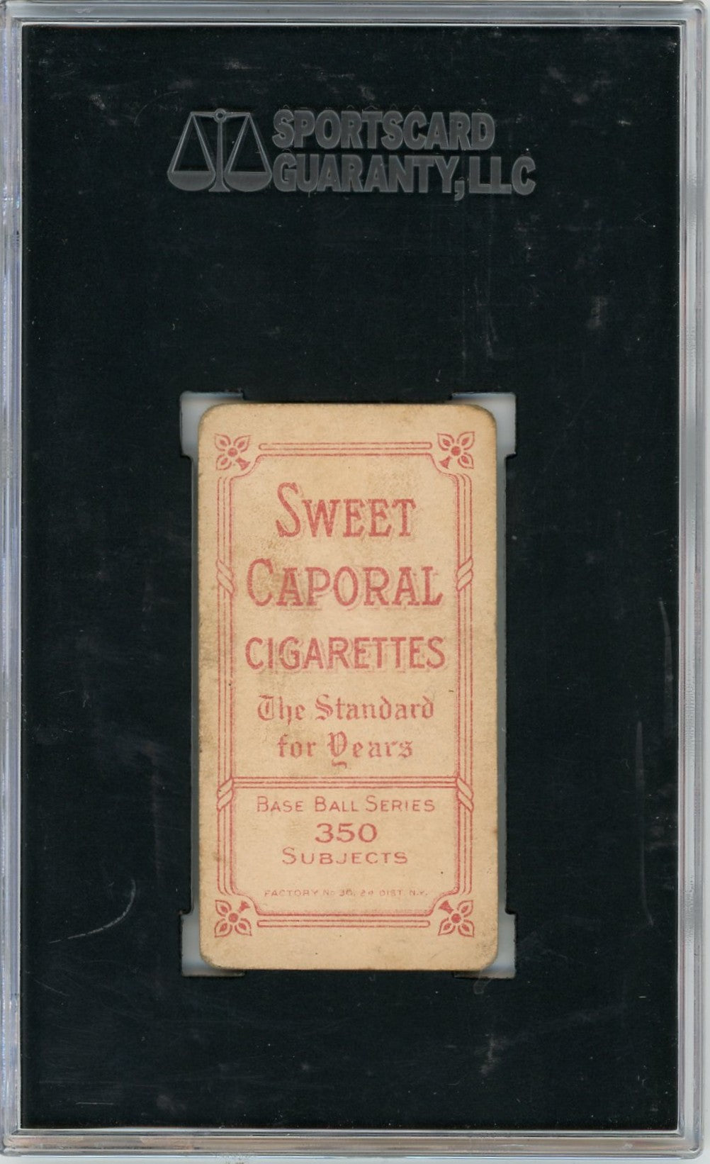 1910 Sweet Caporal (T206) John Mcgraw Finger In Air SGC 3
