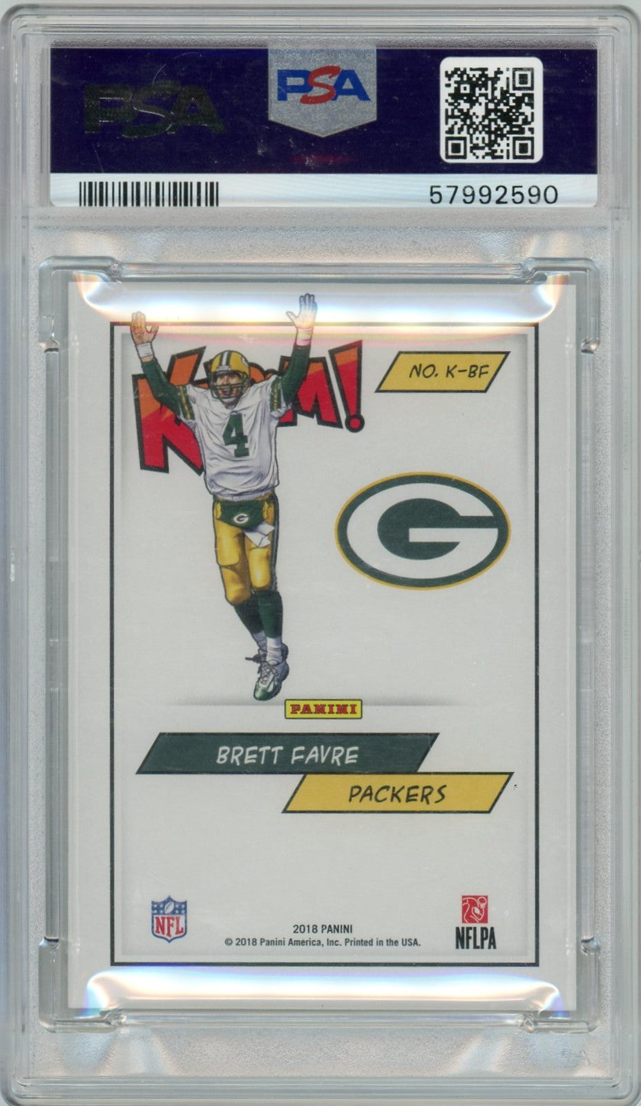 2018 Panini Kaboom! Brett Favre #BF PSA 10