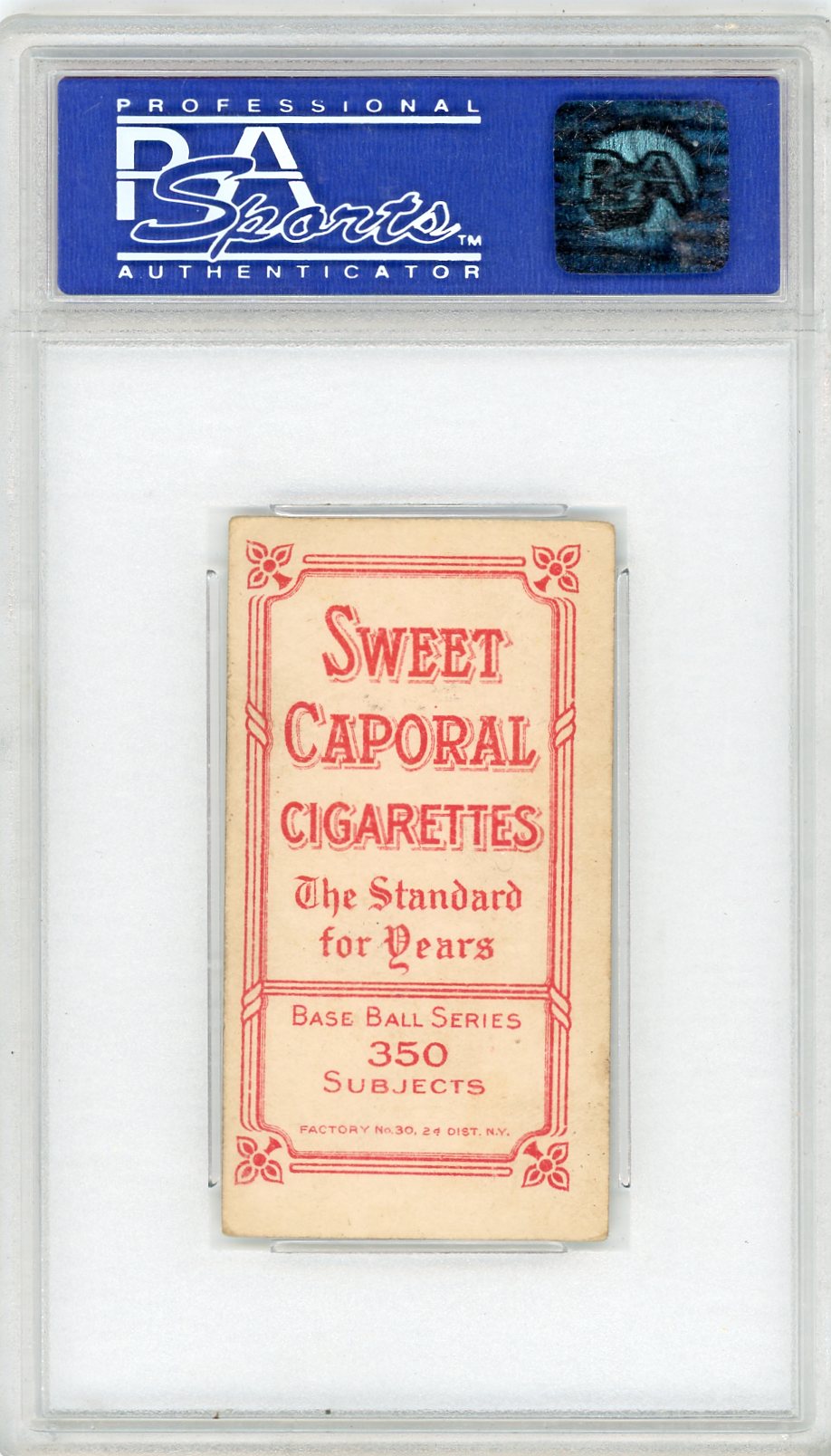 1909-11 T206 Bill Dahlen Brooklyn PSA 4
