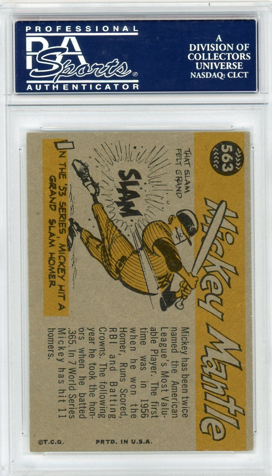 1960 Topps Mickey Mantle #563 All Star PSA 7
