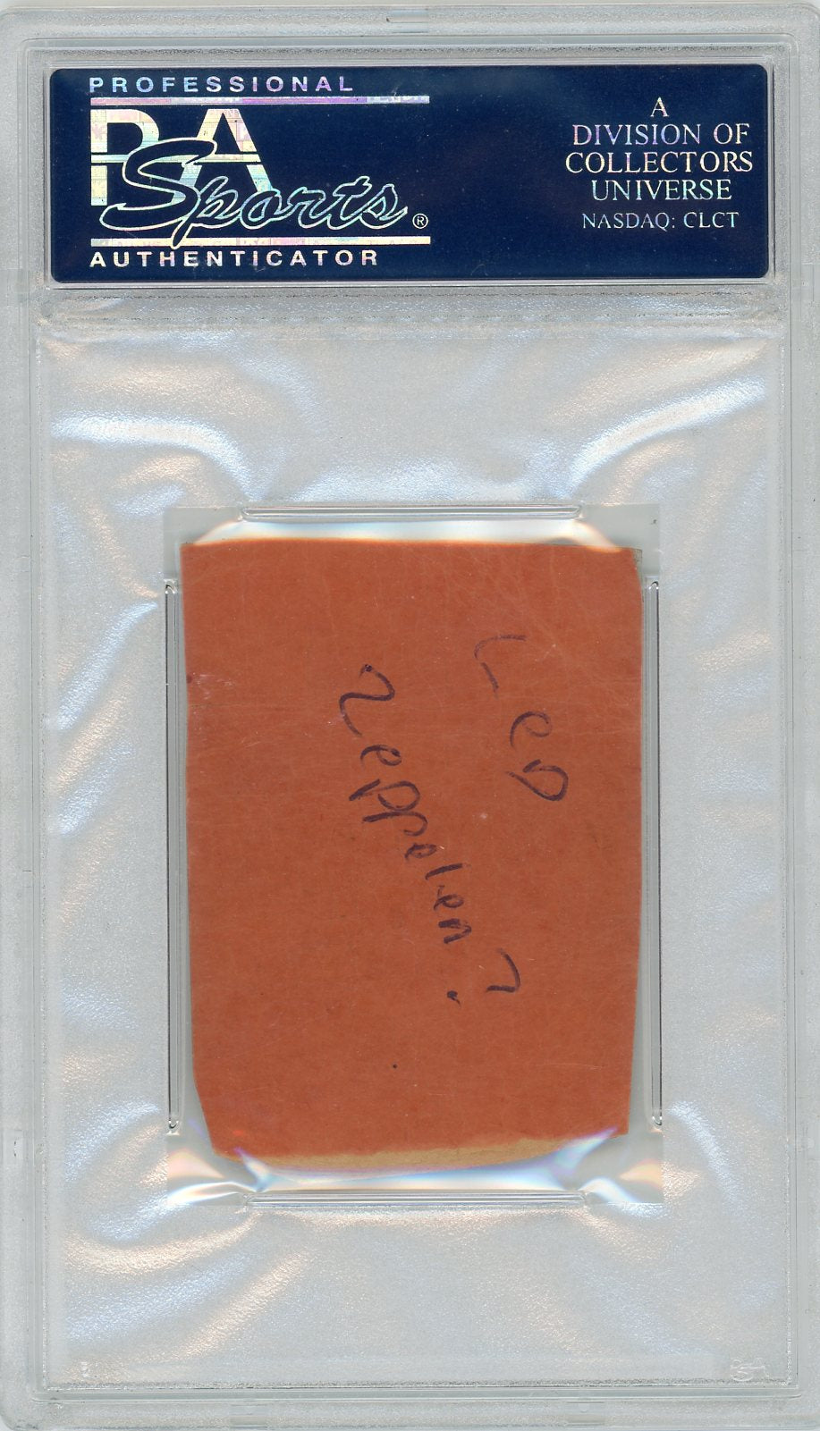 1975 Led Zeppelin Madison Square Garden, Ny PSA A