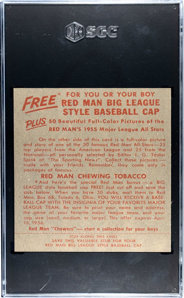 1955 WILLIE MAYS REDMAN TOBACCO #NL-7 SGC 3