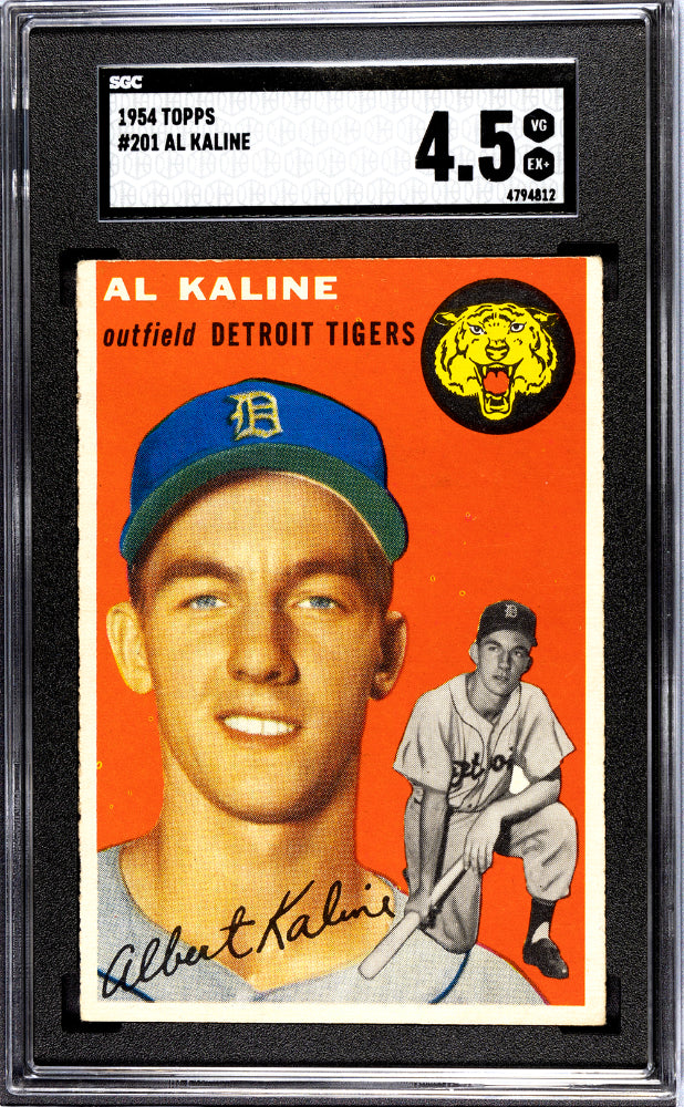 1954 TOPPS AL KALINE #201 SGC 4.5