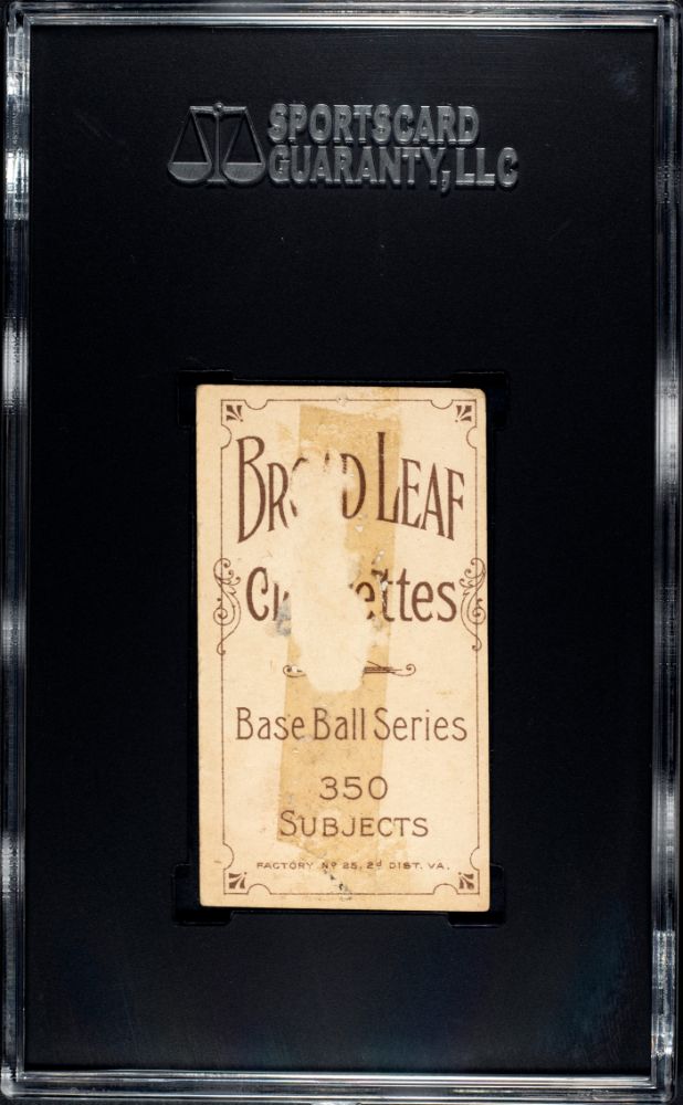 1910 LEAF DOOLAN, MICKEY BROAD CIGARETTES (T206) FIELDING SGC 1