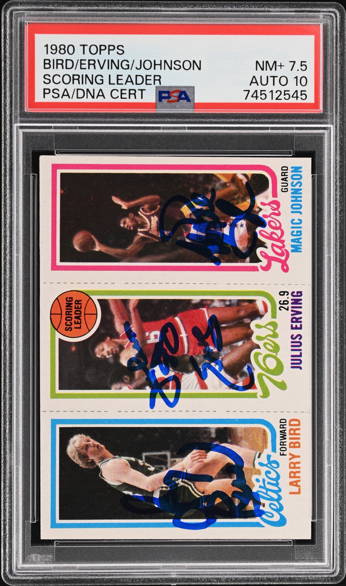 1980 TOPPS SCORING LEADER SCORING LEADER PSA 7.5
