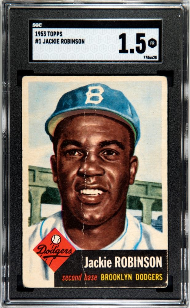 1953 TOPPS JACKIE ROBINSON #1 SGC 1.5