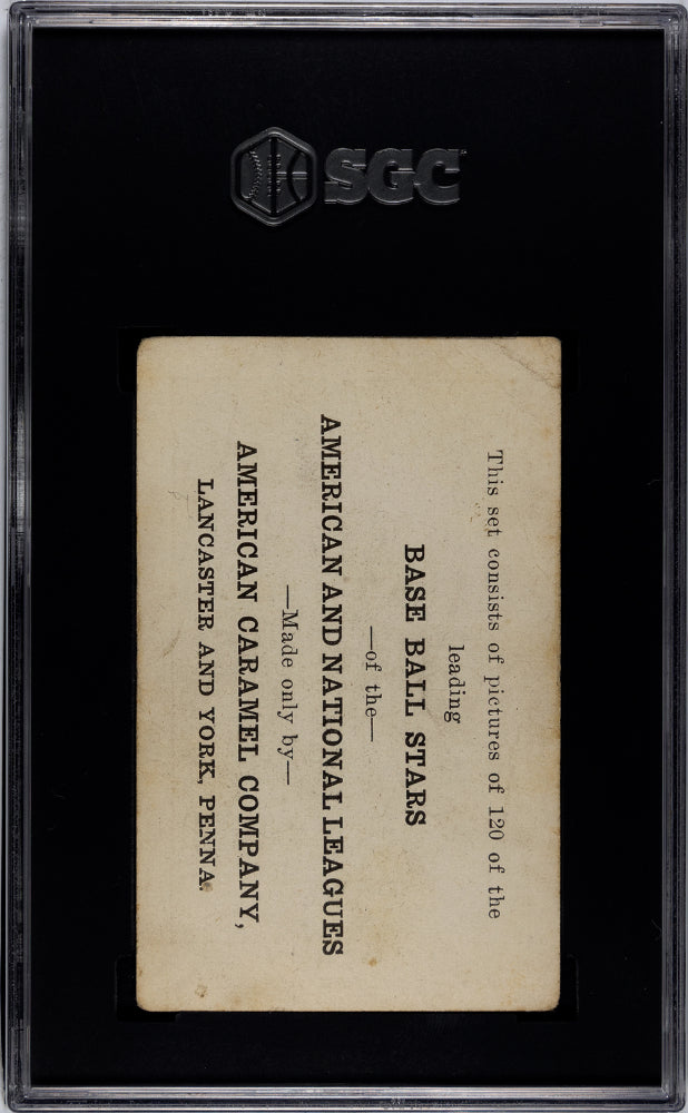 1922 BABE RUTH AMERICAN CARAMEL CO. SERIES OF 120 (E121) HOLDING BALL SGC 2