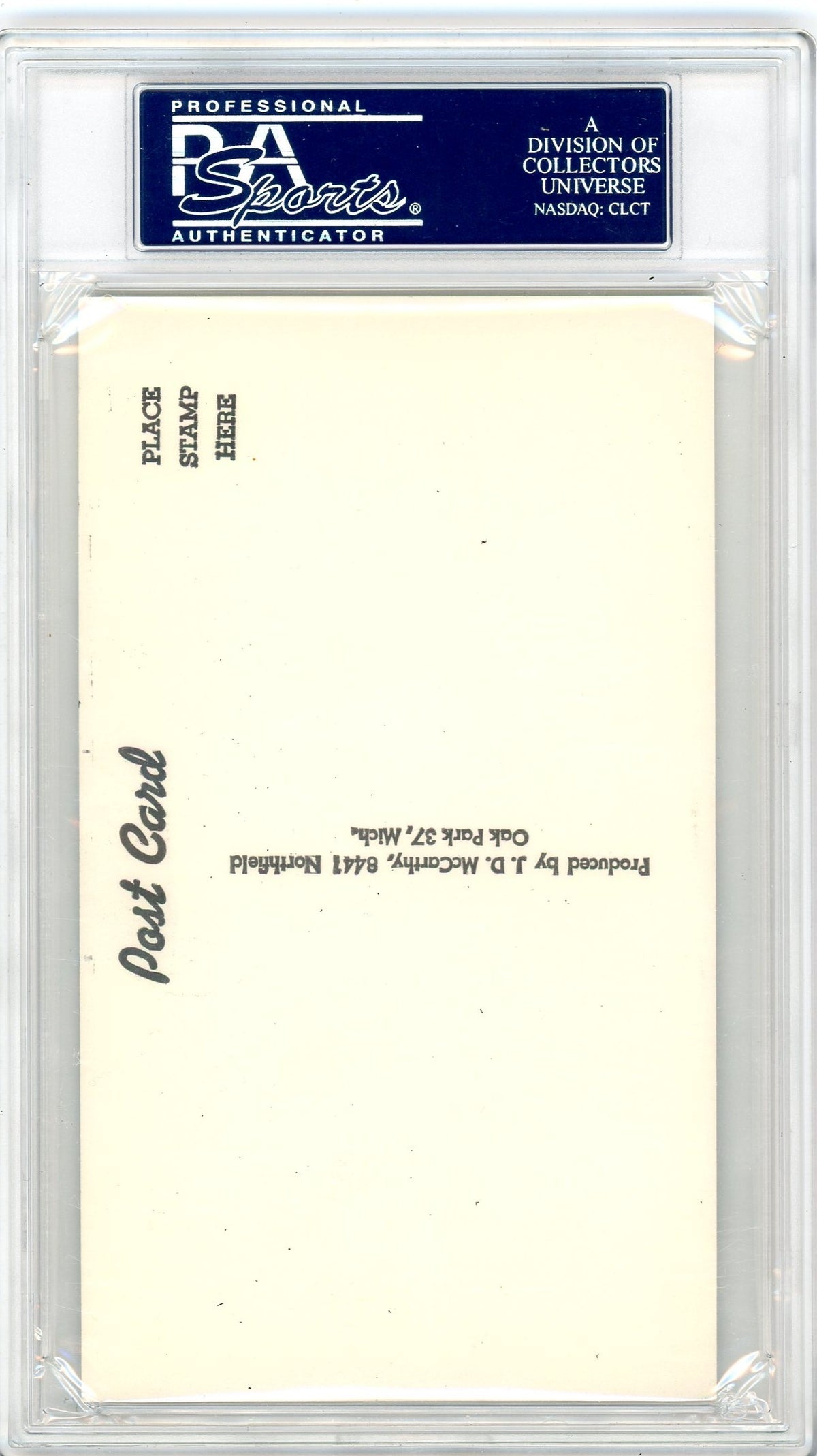 Harvey Kuenn PSA A Auto A