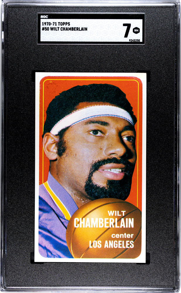 1970-71 TOPPS WILT CHAMBERLAIN #50 SGC 7