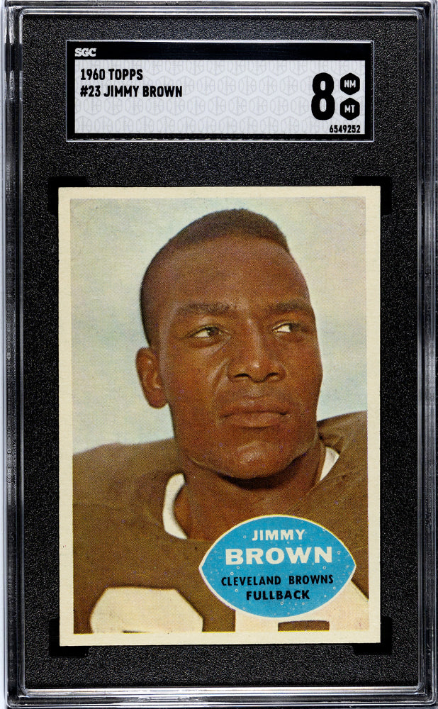 1960 TOPPS JIMMY BROWN #23 SGC 8