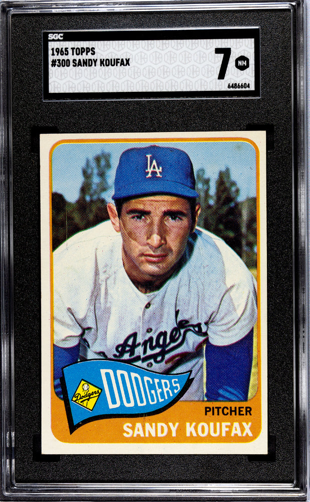1965 TOPPS SANDY KOUFAX #300 SGC 7