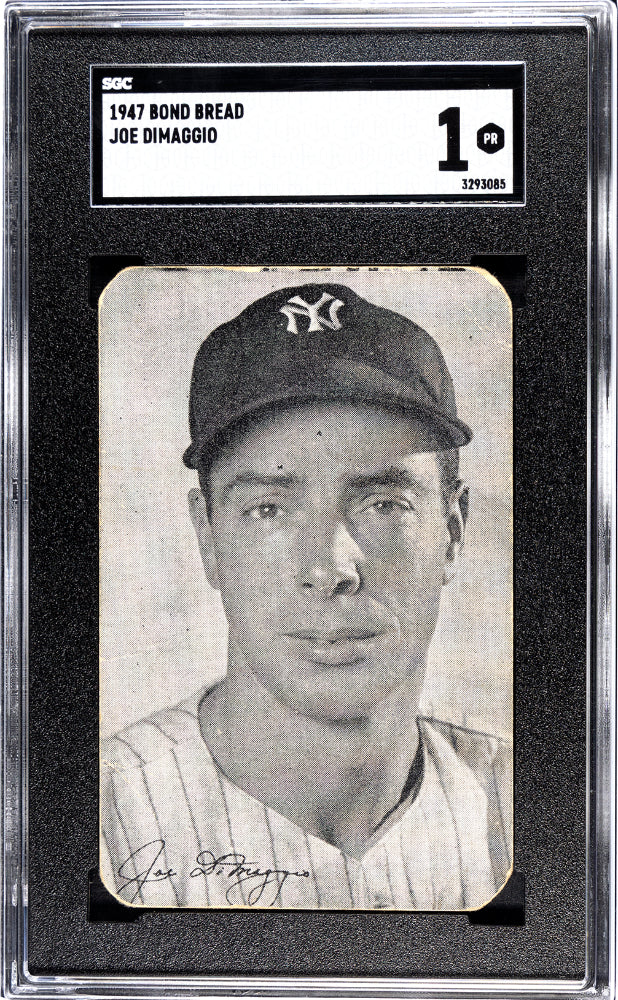 1947 JOE DIMAGGIO BOND BREAD SGC 1