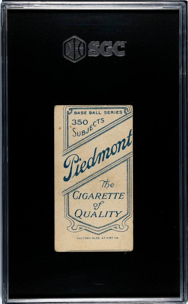 1910 JOHNSON, WALTER PIEDMONT CIGARETTES (T206) PORTRAIT SGC 3