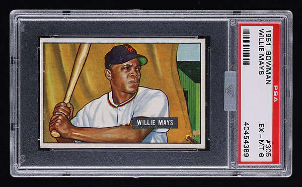 1951 Bowman Willie Mays #305 PSA 6