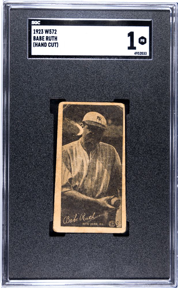 1923 BABE RUTH W572 (W572) SGC 1
