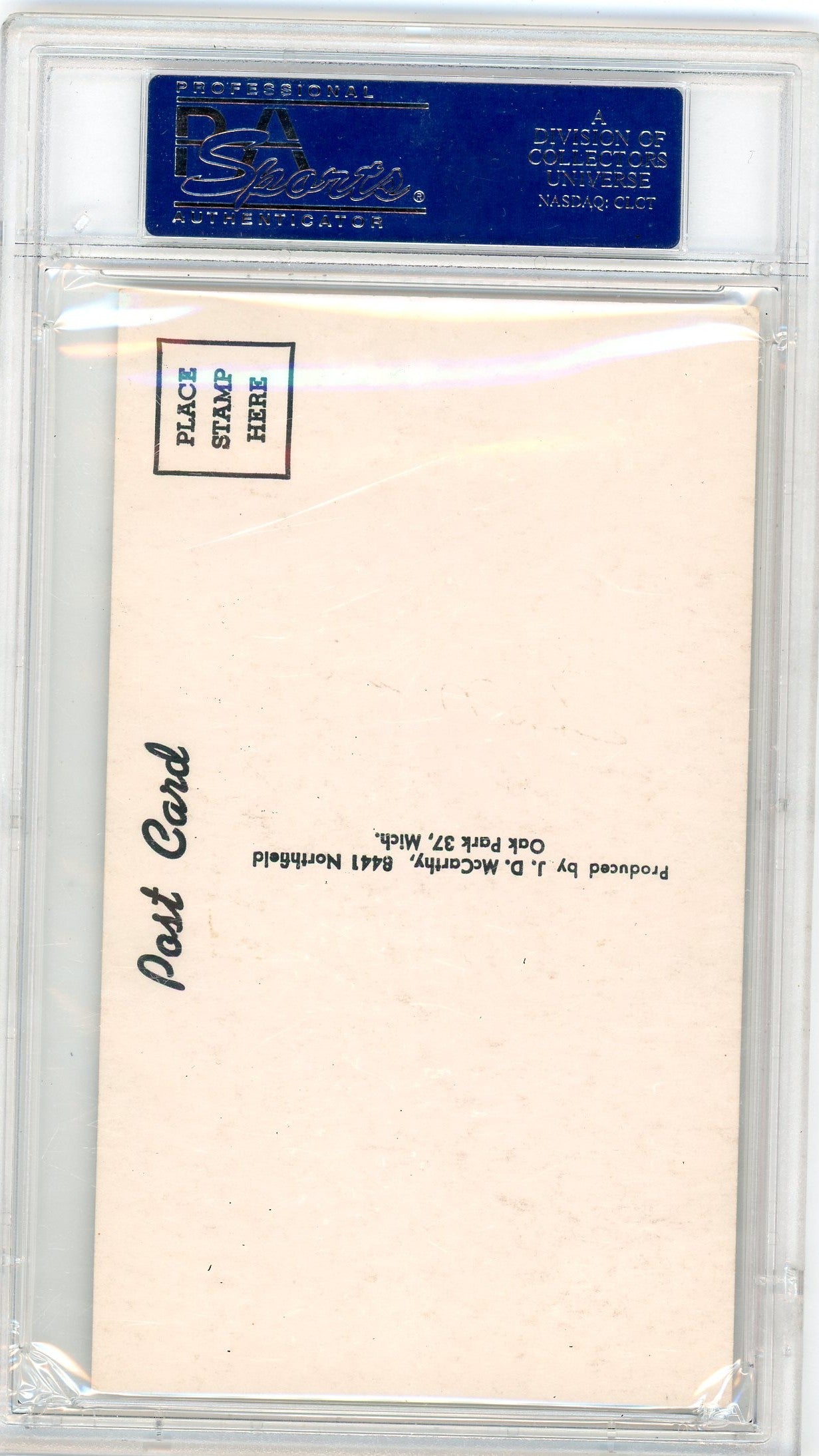 Don Mossi PSA A Auto A