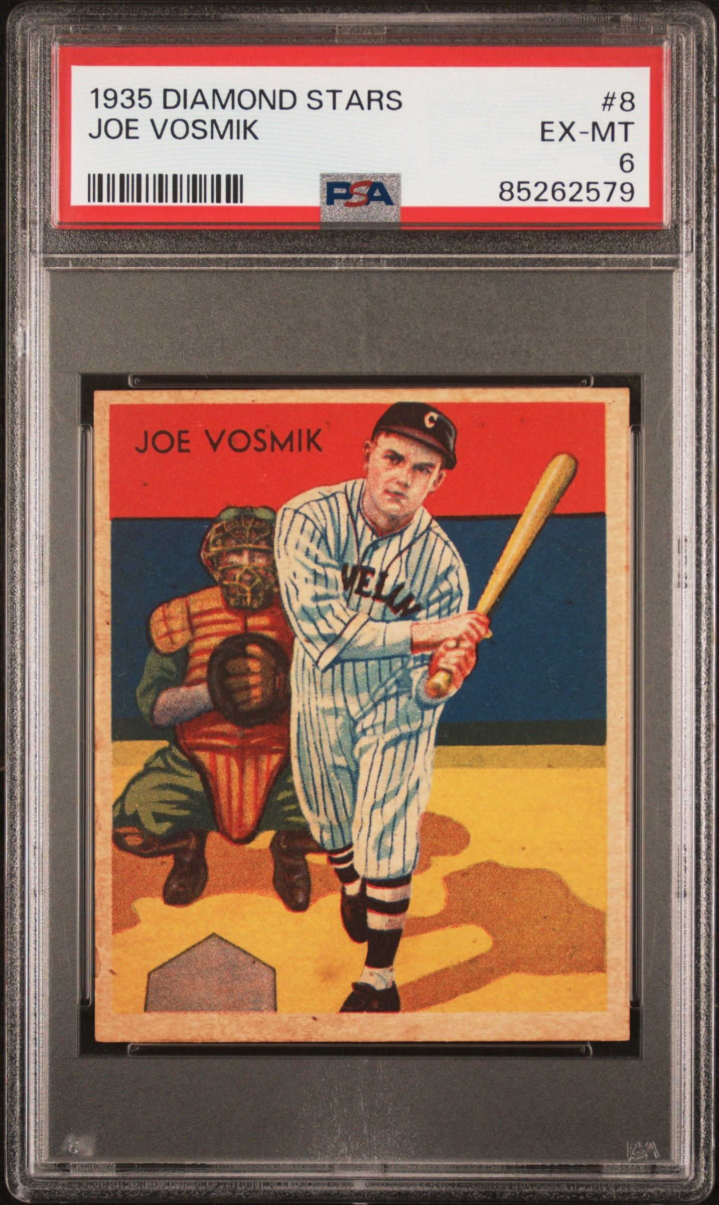 1935 DIAMOND JOE VOSMIK STARS #8 PSA 6