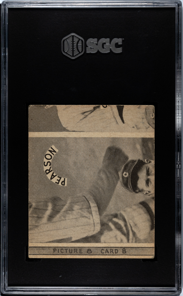 1935 Goudey 4 In 1 Bonura Haas Lyons Hayes #8B SGC 4.5