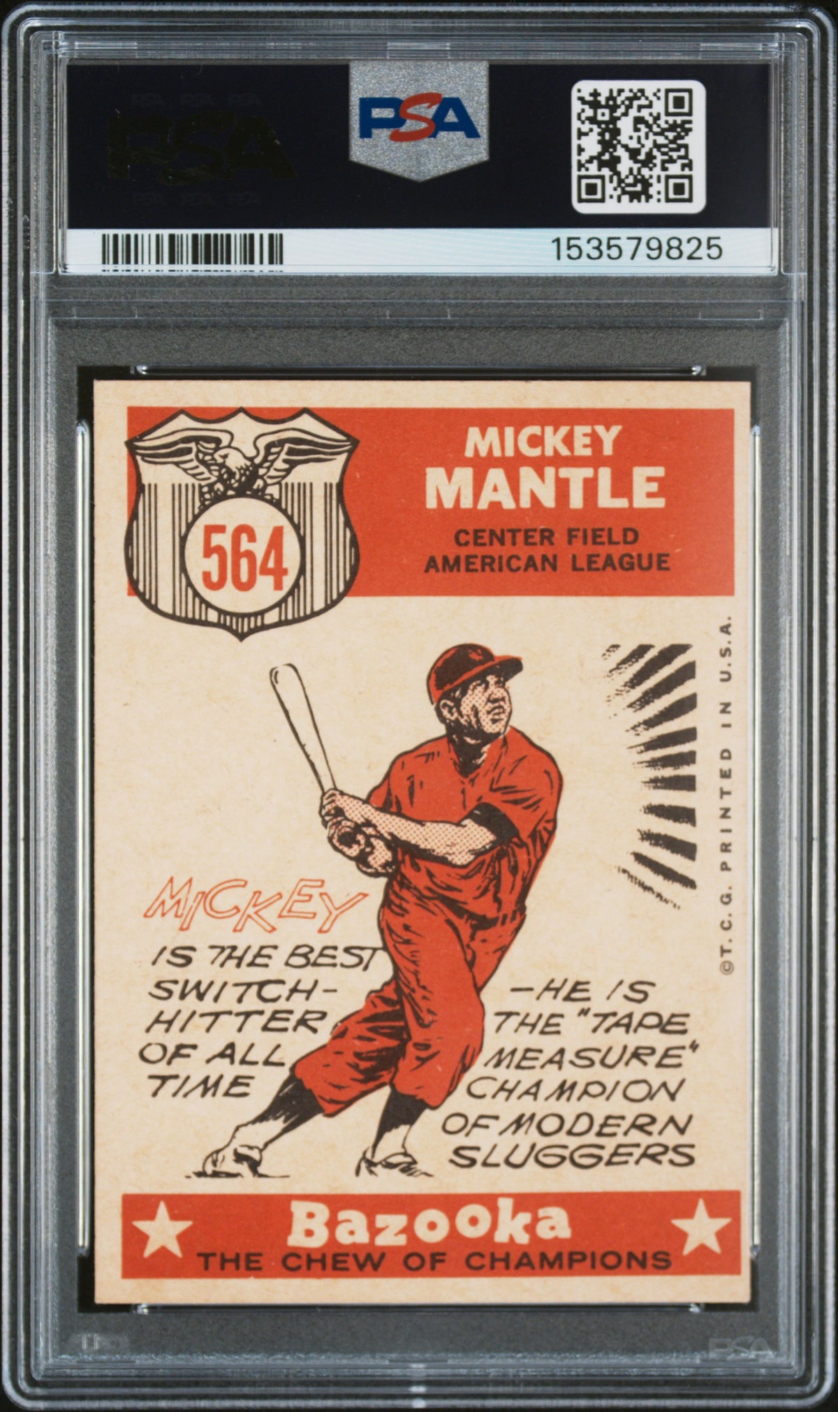 1959 Topps Mickey Mantle #564 All Star PSA 6