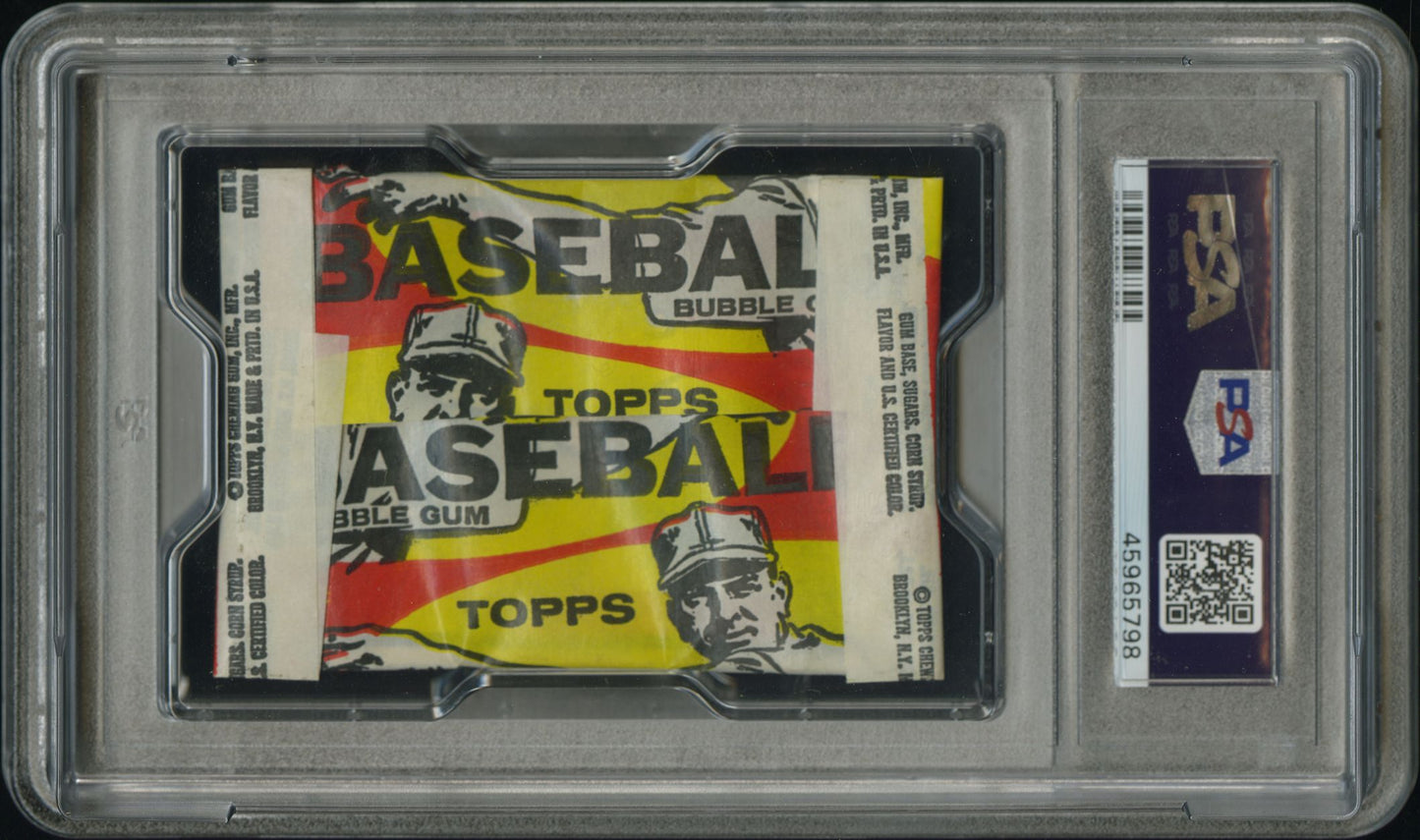 1959 Topps Baseball Wax Pack Wax Pack 1 Cent PSA 8