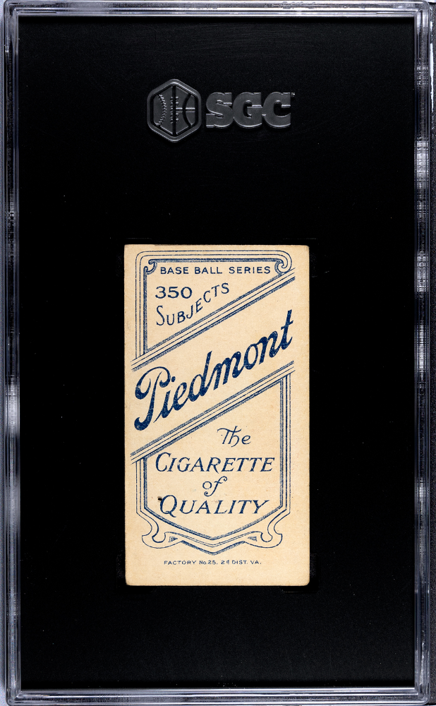 1910 Piedmont Cigarettes (T206) Doc Marshall SGC 2.5