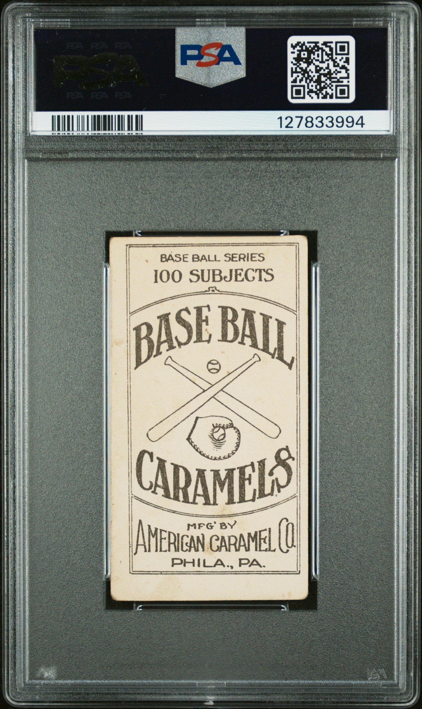 1909 E90-1 American Caramel Fred Mitchell (New York) PSA 2.5