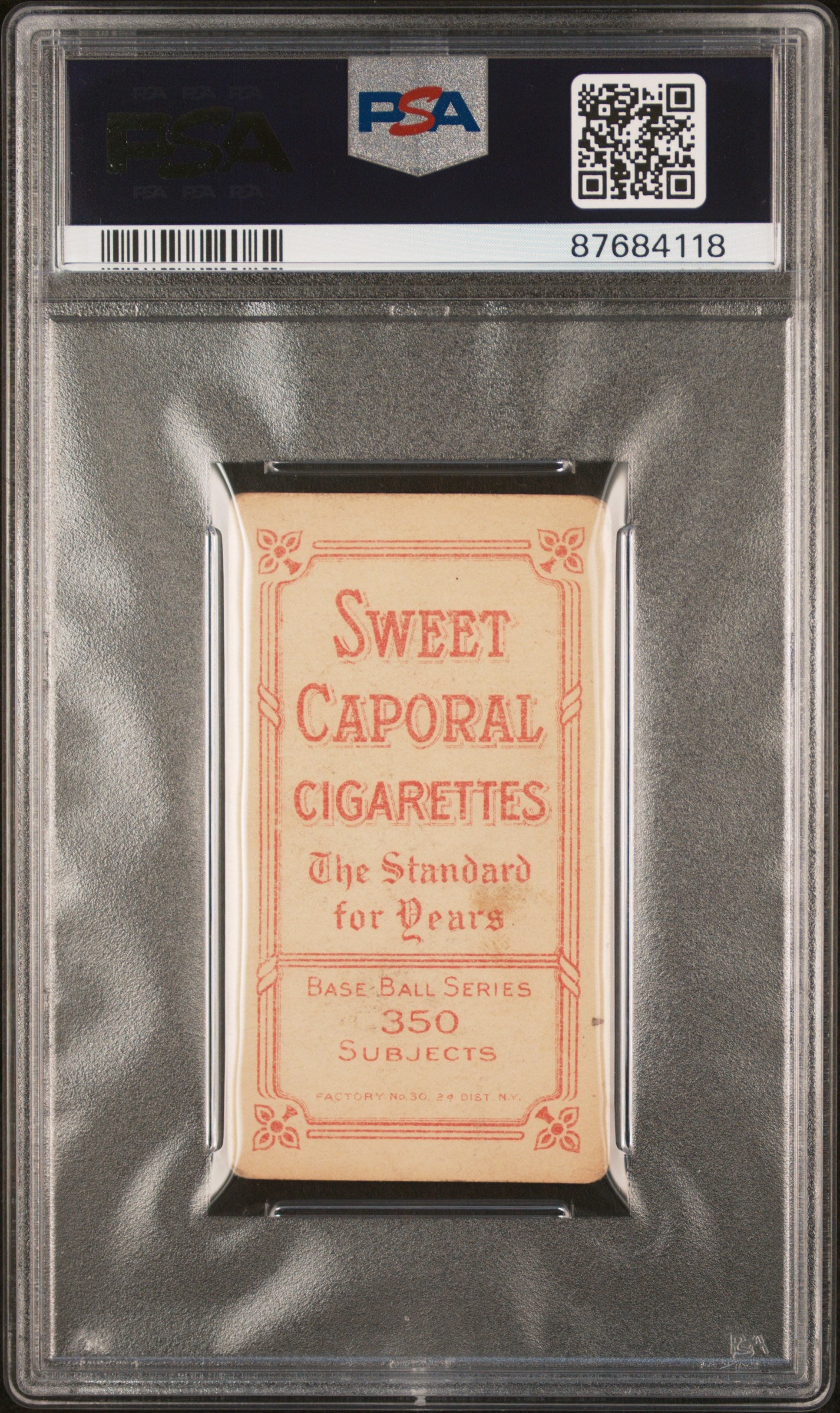 1909-11 T206 Sweet Caporal 350/30 Tris Speaker PSA 2