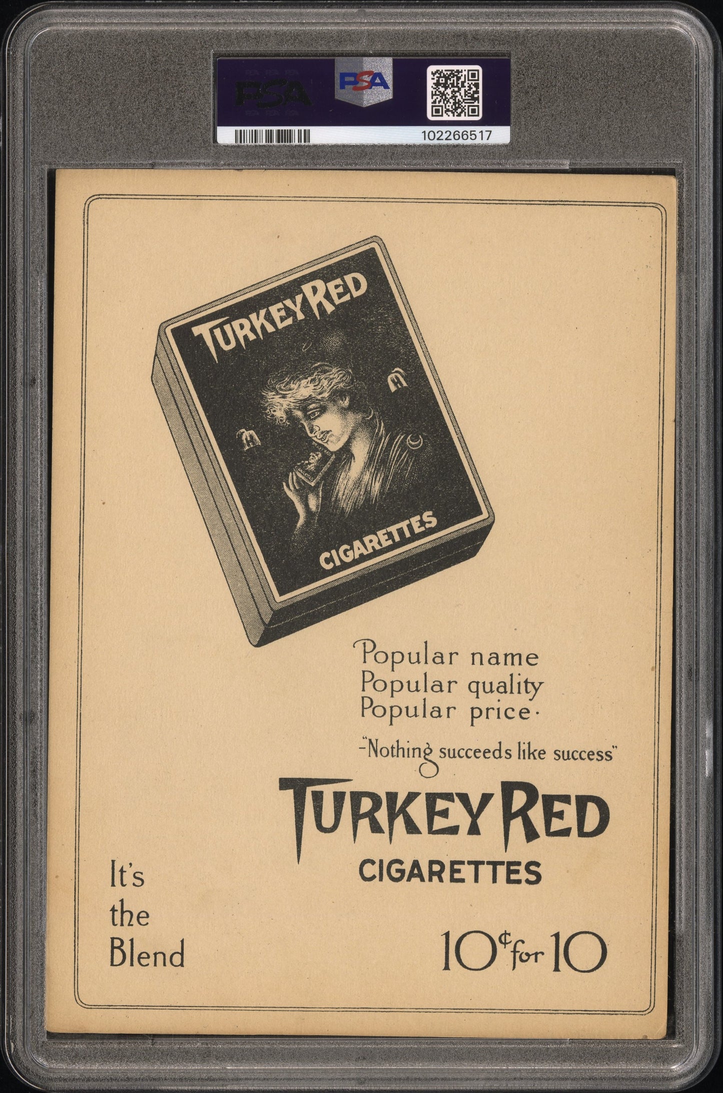 1911 Turkey Red Cabinets T3 & T9 Gabby Street Back PSA 3