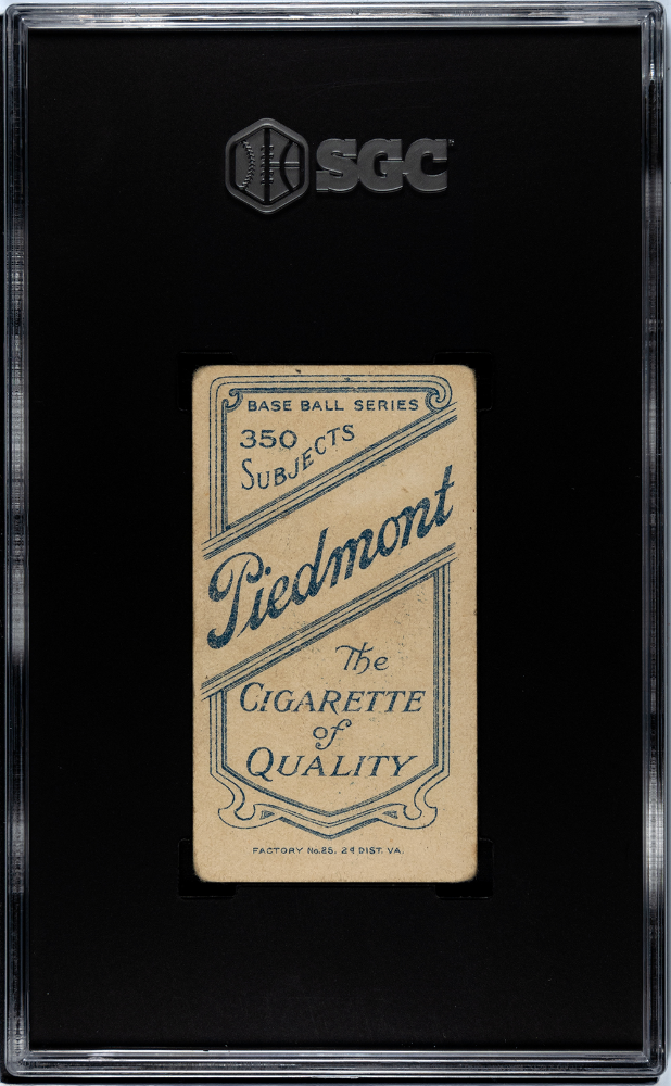 1910 Piedmont Cigarettes (T206) William O'neil SGC 1.5