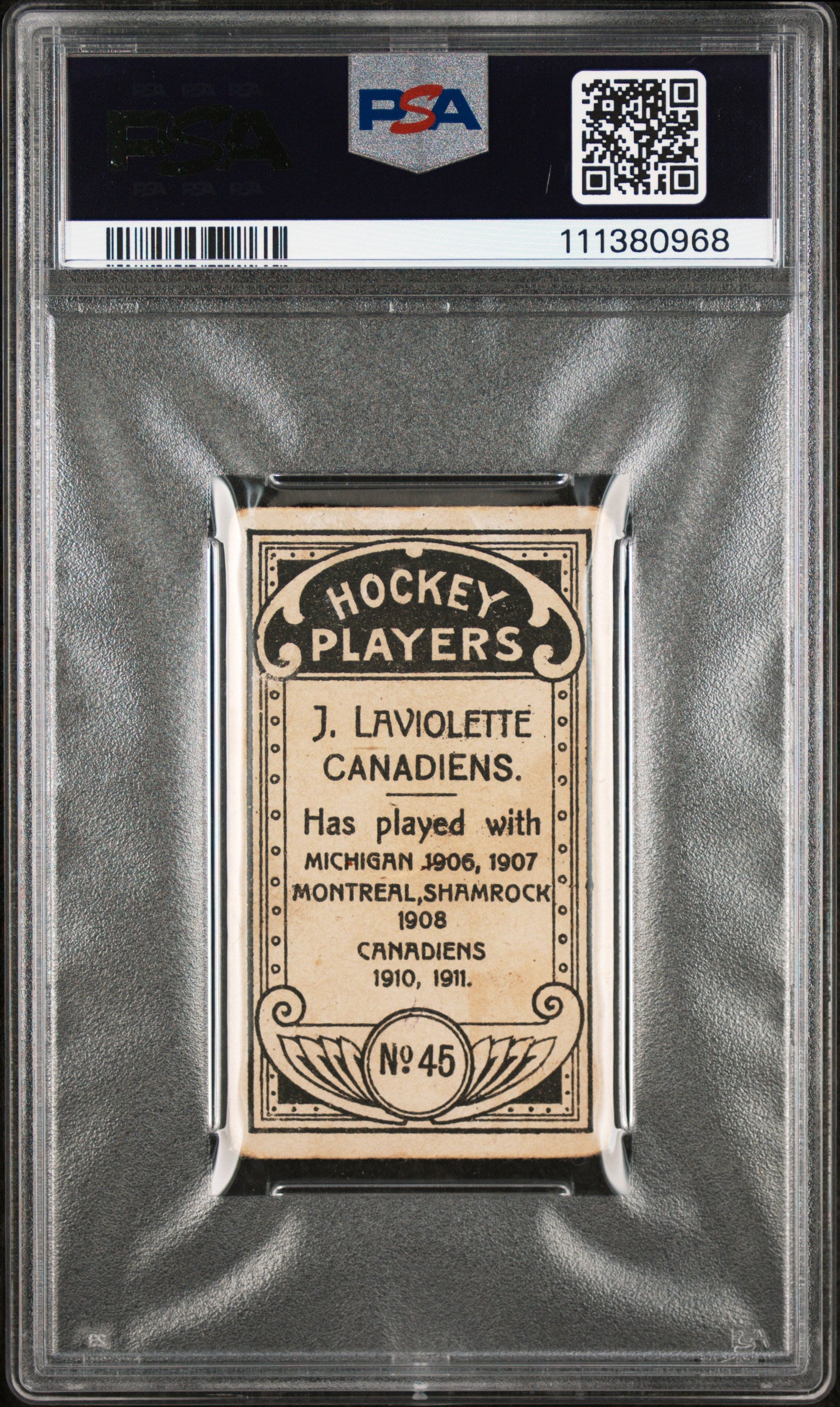 1911 C55 Jack Laviolette #45 PSA 1.5
