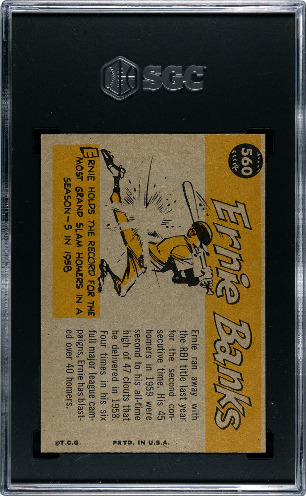 1960 Topps Ernie Banks #560 All Star SGC 7.5