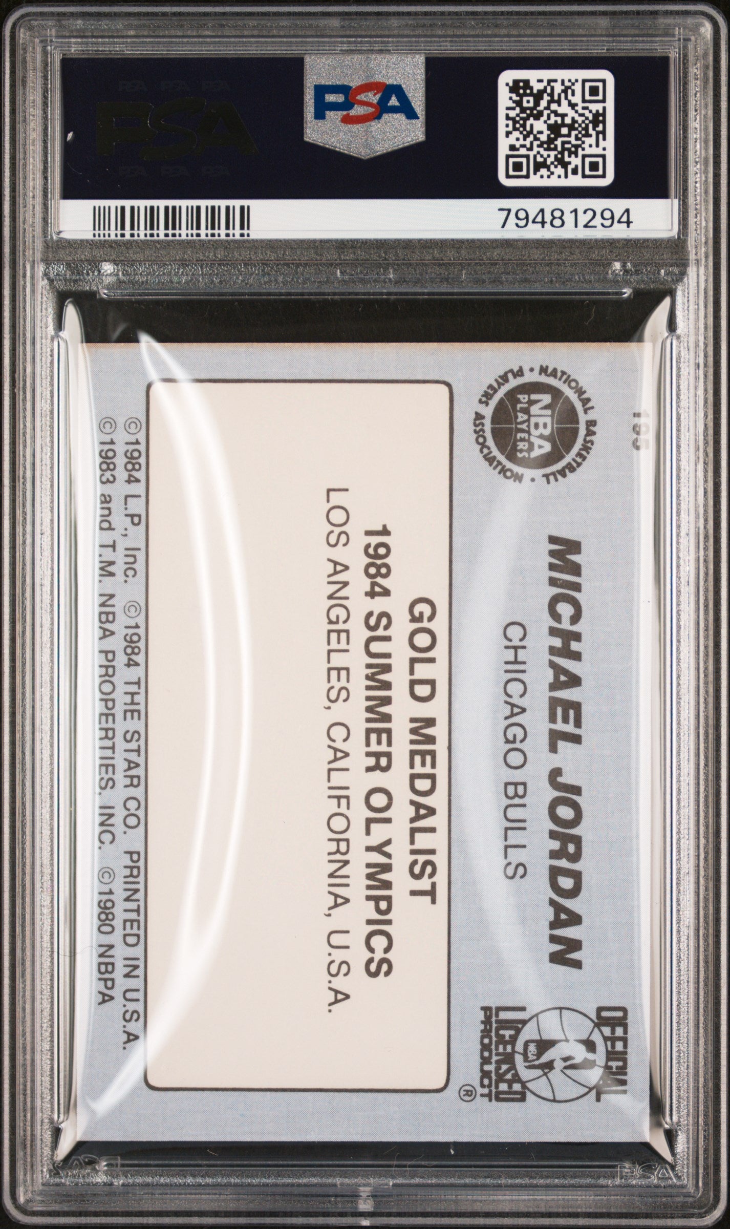 1984 Star Michael Jordan #195 PSA 6