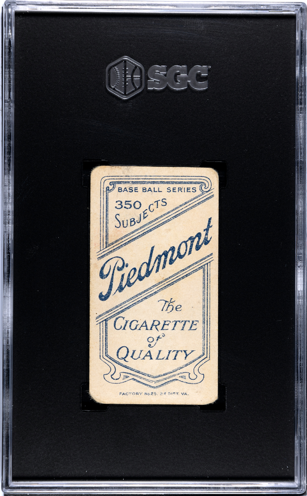 1910 Piedmont Cigarettes (T206) Bill Hallman SGC 2