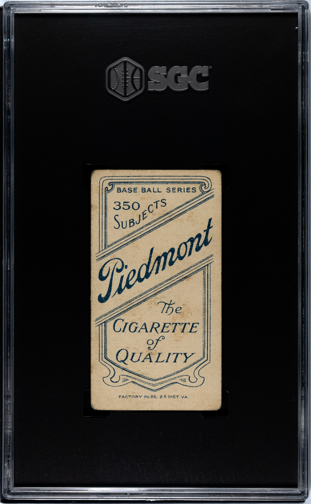 1910 Piedmont Cigarettes (T206) Bob Rhoades Hands At Chest SGC 3