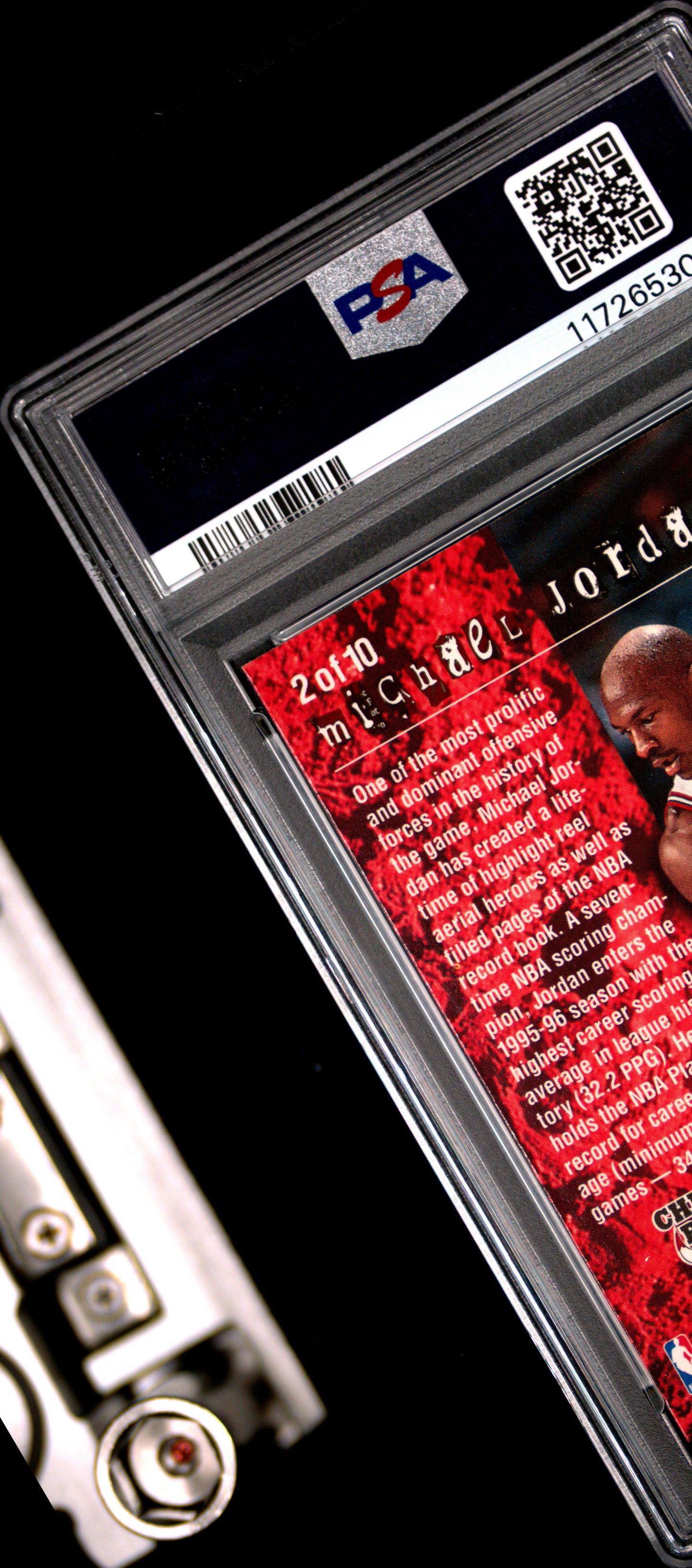 1995 Fleer Total O Michael Jordan #2 Hot Packs PSA 9