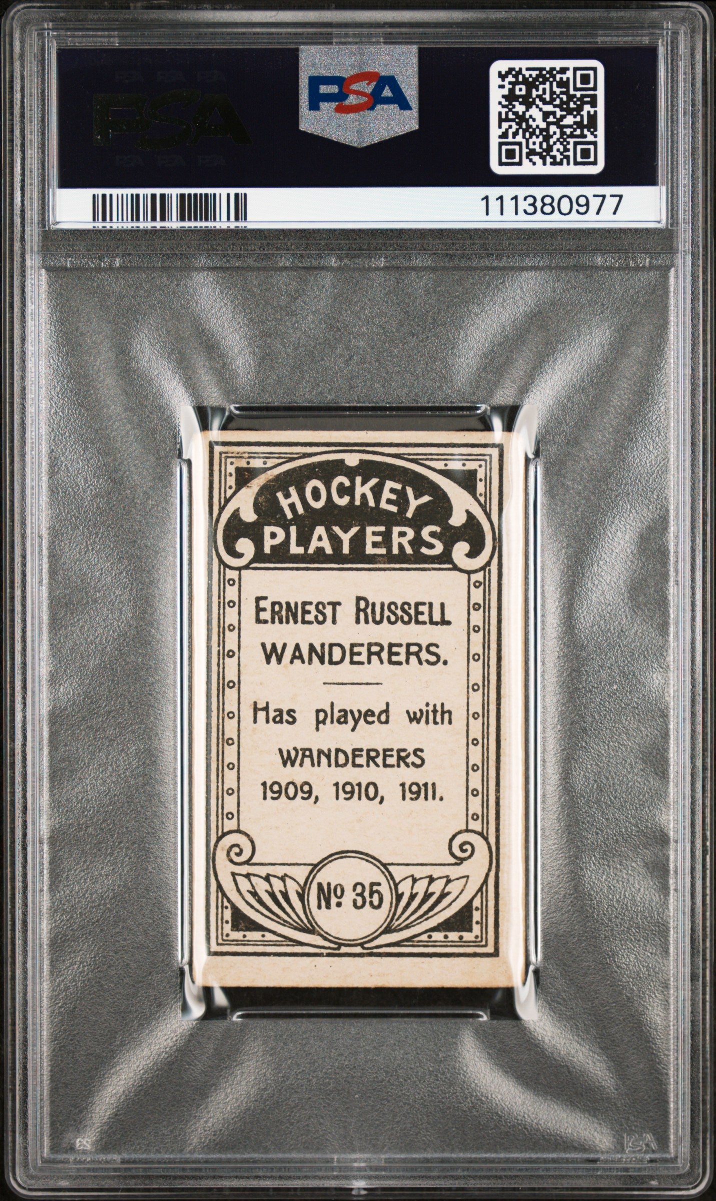 1911 C55 Ernest Russell #35 PSA 2