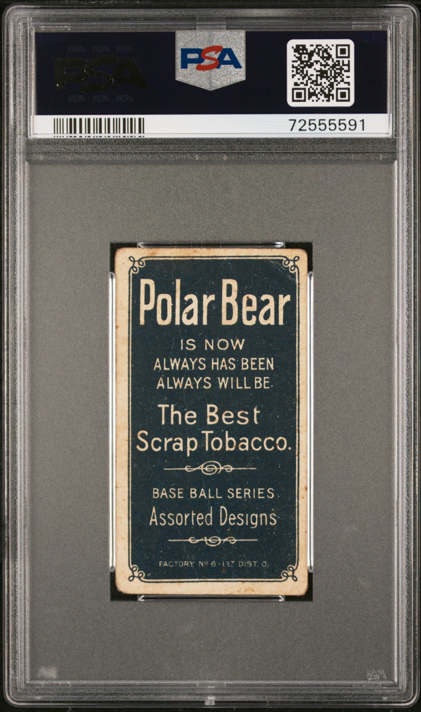 1909-11 T206 Polar Bear Addie Joss Pitching PSA 1