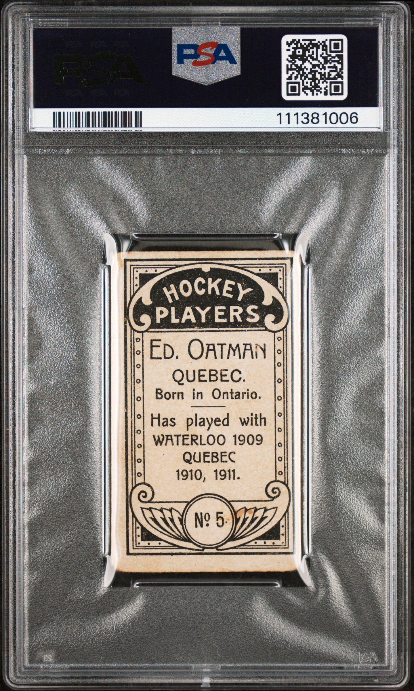 1911 C55 Ed Oatman #5 PSA 2