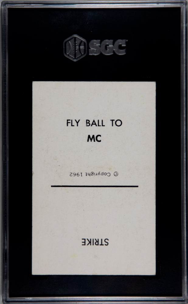 1962 Play-Rite Games Roger Maris Roger Maris Baseball SGC 6