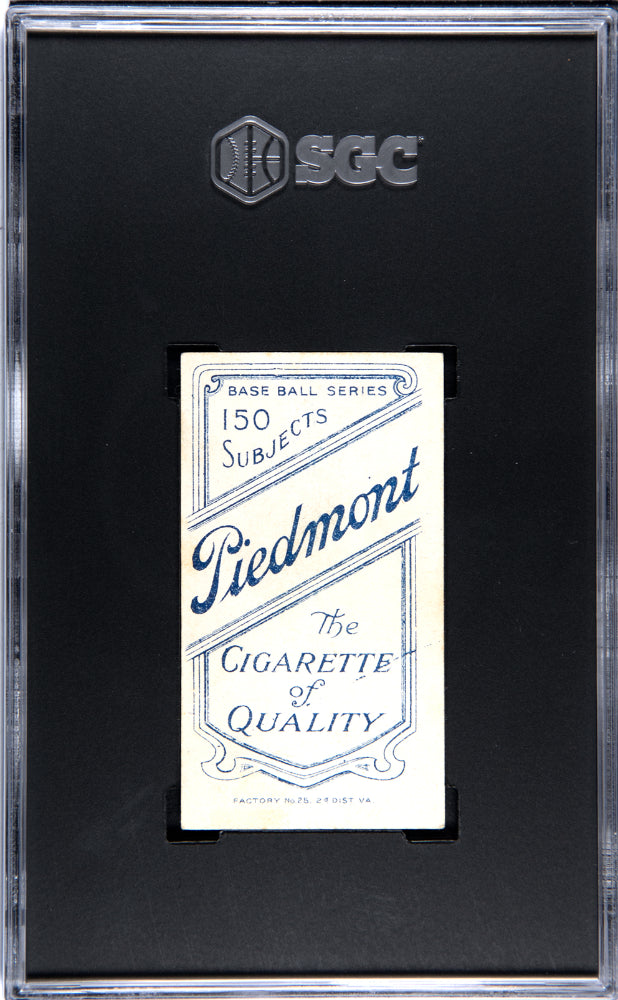 1909 Piedmont Cigarettes (T206) Johnny Evers With Bat, Cubs Shirt SGC 4