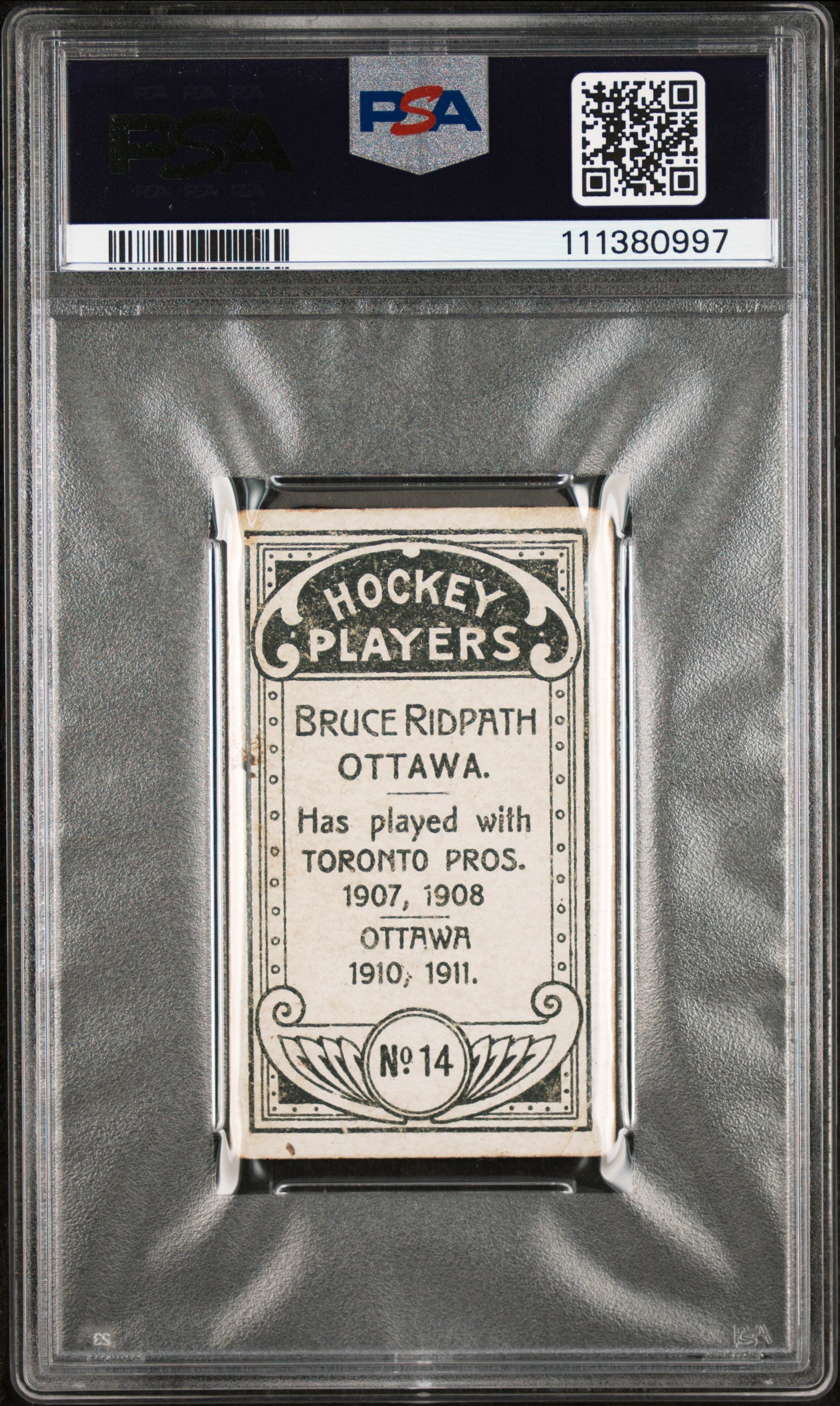 1911 C55 Bruce Ridpath #14 PSA 2