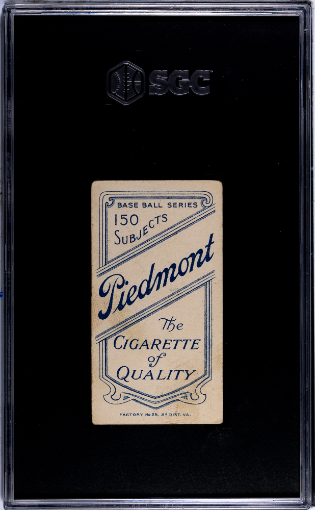 1909 Piedmont Cigarettes (T206) Bill Shipke SGC 3.5