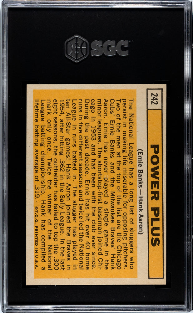 1963 Topps Power Plus #242 SGC 7