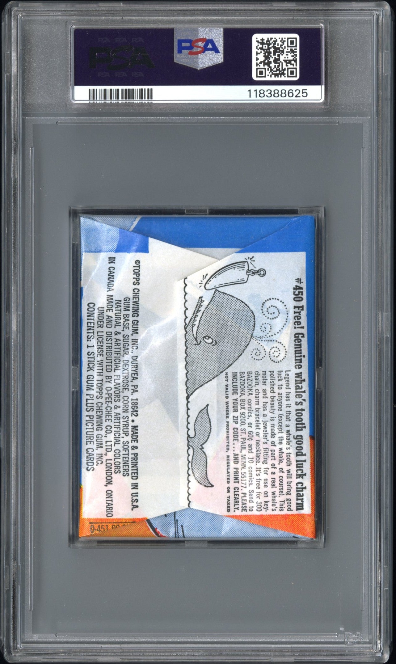 1969 Topps Man On The Moon Pack PSA 9