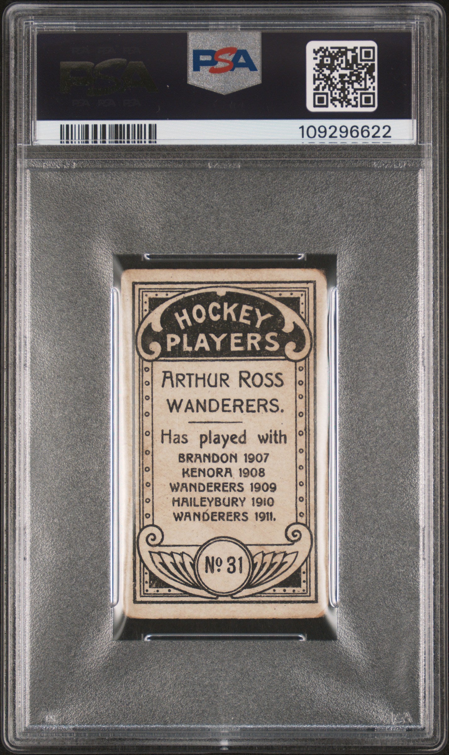 1911 C55 Arthur Ross #31 PSA 1.5