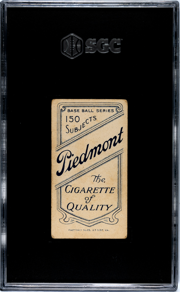 1909 Piedmont Cigarettes (T206) Harry Lumley SGC 3