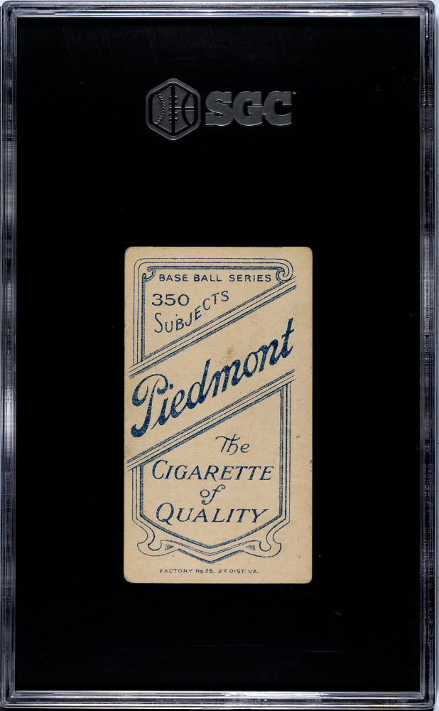 1910 Piedmont Cigarettes (T206) Hughie Jennings Portrait SGC 1.5