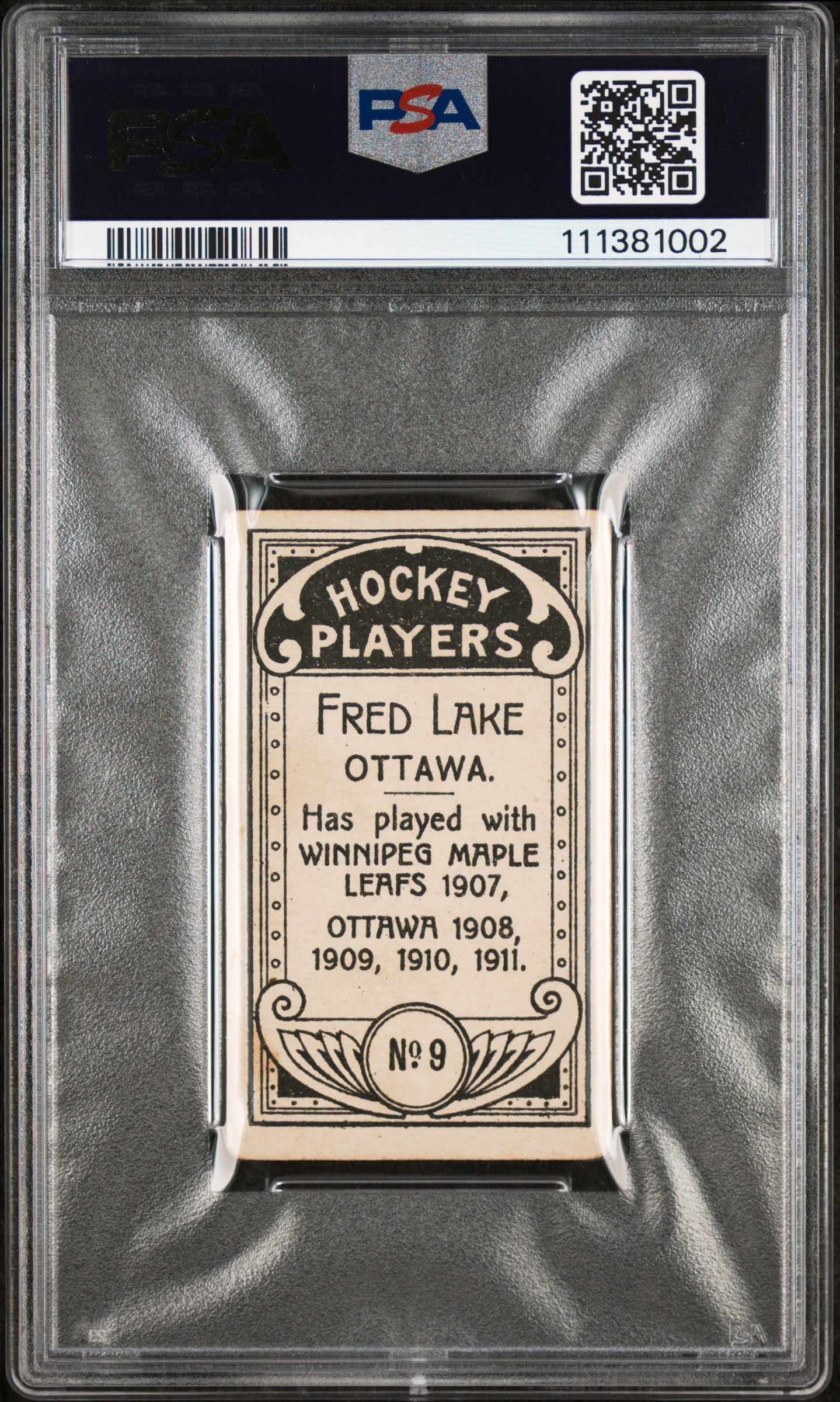 1911 C55 Fred Lake #9 PSA 2