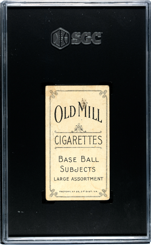1909 Old Mill Cigarettes (T206) Ed Willetts SGC 1