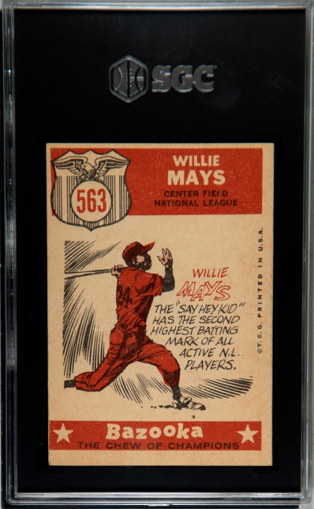 1959 Topps Willie Mays #563 All Star SGC 4.5